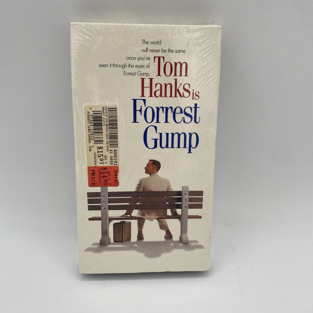 New Sealed Forrest‎ Gump 1994 VHS Paramount Watermark 1st Edition Tom Hanks